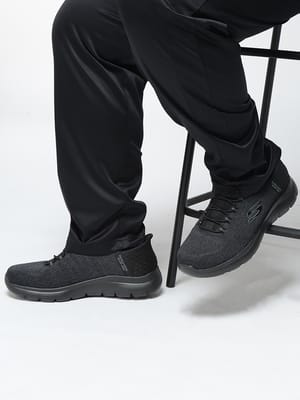 スニーカー メンズ 大きいサイズ スリップインズ サミット キー ペース ワイド 232469WBBK
