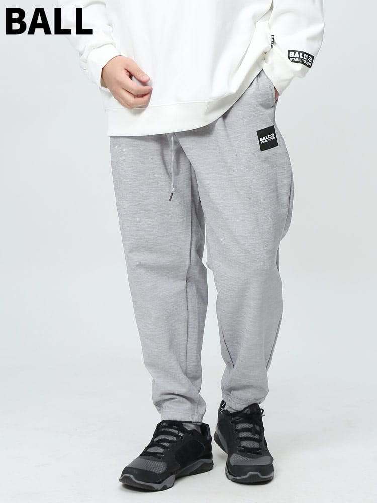 BALL ボール スウェットパンツ ストレッチ ロゴプリント ウエストコード イタリア スポーツ ブランド 大きいサイズ メンズ 