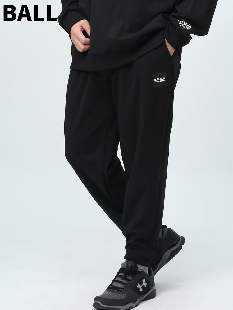 BALL ボール スウェットパンツ ストレッチ ロゴプリント ウエストコード イタリア スポーツ ブランド 大きいサイズ メンズ 