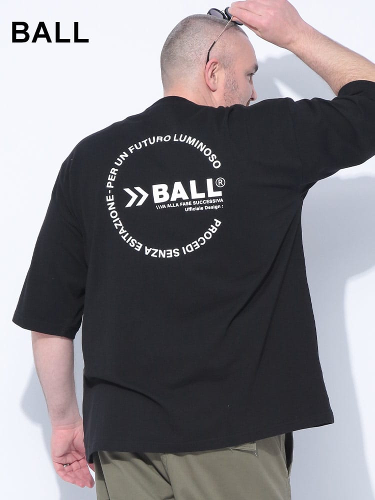 オーバーサイズ ロゴマットラバーシート クルーネック 半袖 Tシャツ 大きいサイズ メンズ