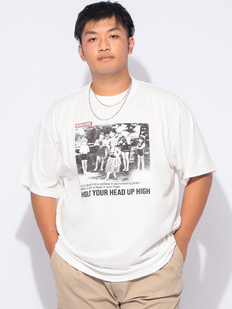 半袖 Tシャツ フォトプリント キッズ トップス 大きいサイズ メンズ