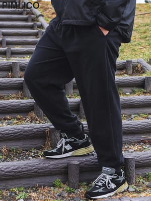 ロングパンツ ウエストゴム フリース ボトムス ジャージ フリース 大きいサイズ メンズ