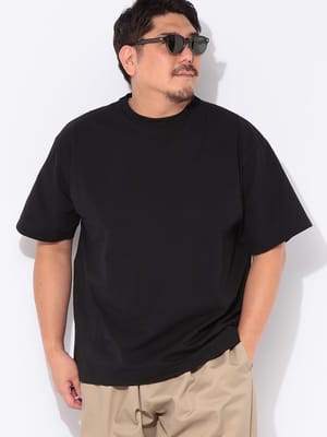 Tシャツ 半袖 メンズ 大きいサイズ 陽遮 無地 クルーネック カットソー トップス シャツ クルー シンプル ベーシック UVカット 春 夏