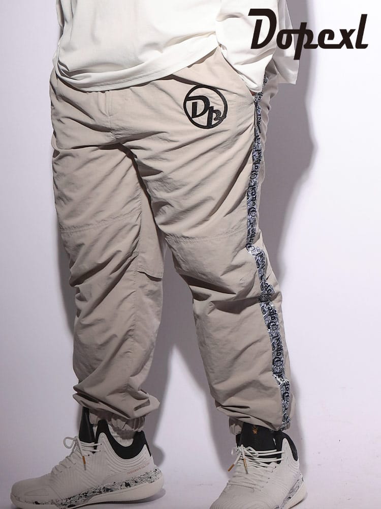 ジョガーパンツ メンズ 大きいサイズ 裏メッシュ ライン切替 90’s ロングパンツ ボトムス パンツ メッシュ 長ズボン スポーツ ストリート 秋 冬