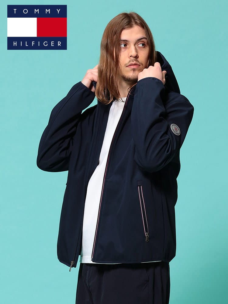 TOMMY HILFIGER (トミーヒルフィガー) 撥水 裏起毛 ソフトシェル 