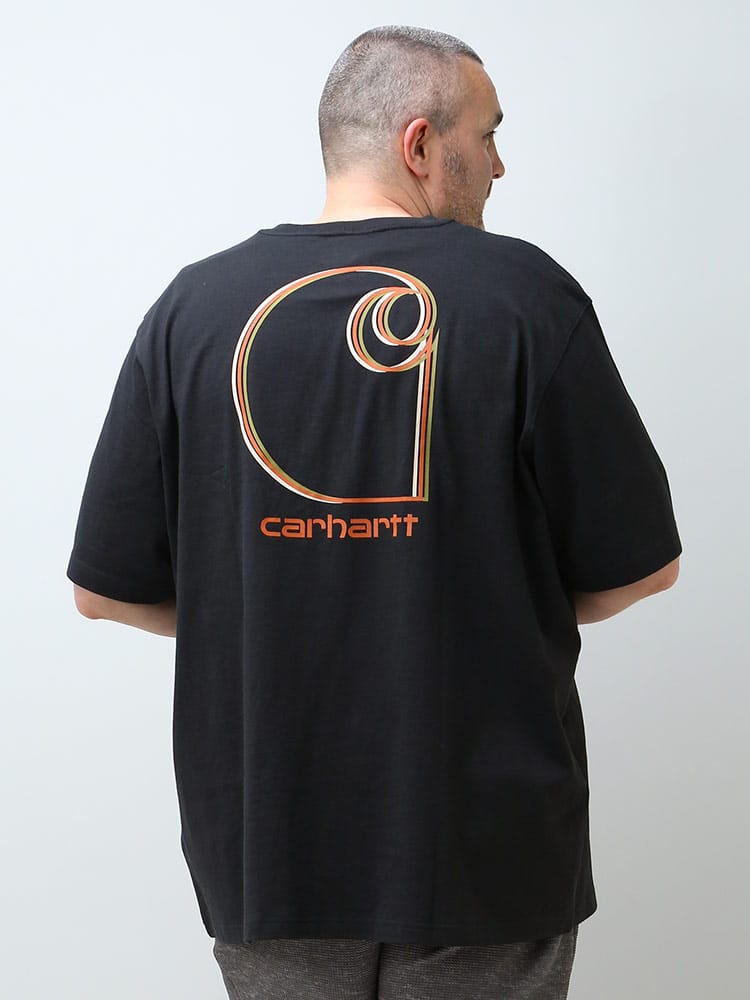 大きいサイズ メンズ Carhartt (カーハート) ポケット クルーネック 