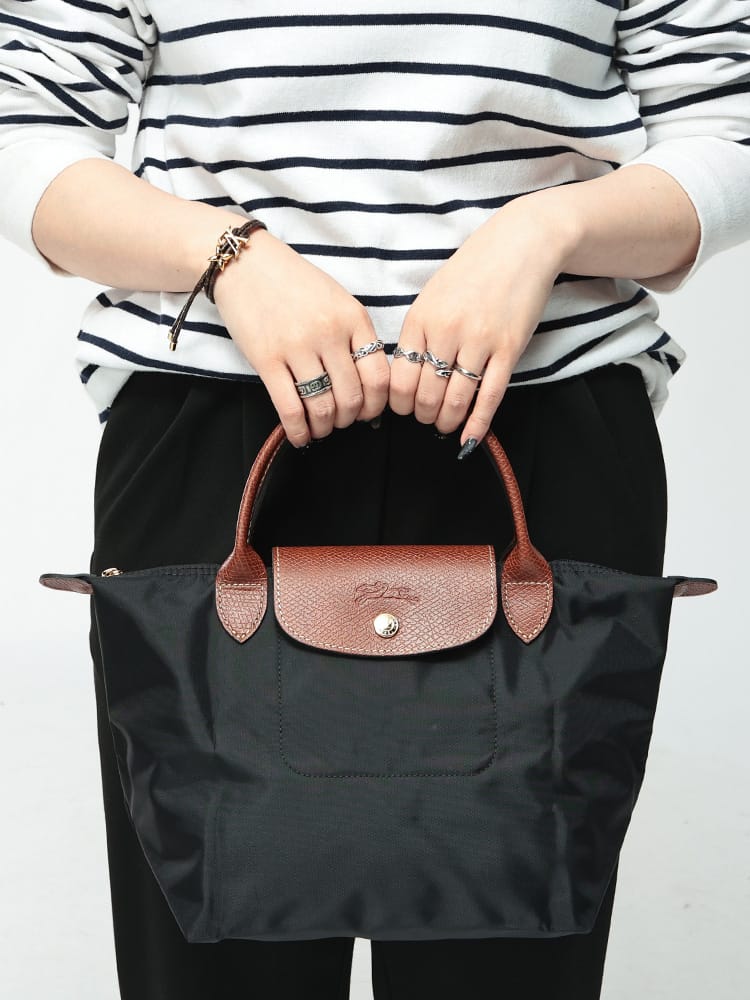 Longchamp (ロンシャン) レディース ハンドバッグ リサイクルキャンバス ショッピングバッグ ル プリアージュ オリジナル S LC1621089