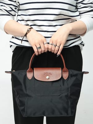 Longchamp (ロンシャン) レディース ハンドバッグ リサイクルキャンバス ショッピングバッグ ル プリアージュ オリジナル S LC1621089