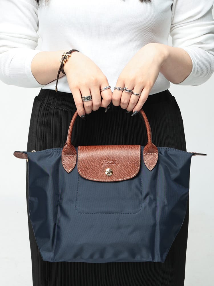 Longchamp (ロンシャン) レディース ハンドバッグ リサイクルキャンバス ショッピングバッグ ル プリアージュ オリジナル S LC1621089