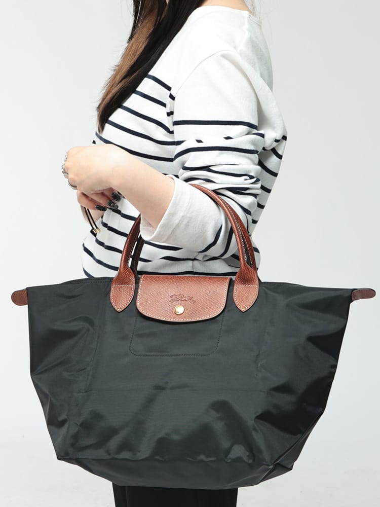 ロンシャン LONGCHAMP トートバッグ プリアージュMサイズ 黒 並行輸入 