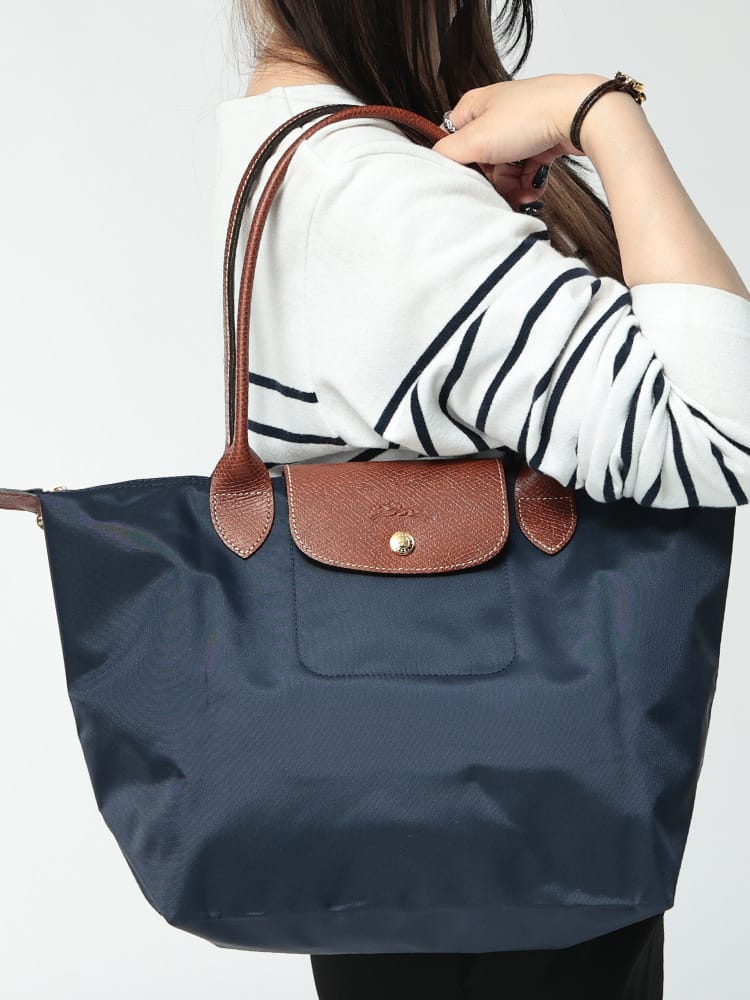 Longchamp (ロンシャン) レディース トートバッグ リサイクルキャンバス ショッピングバッグ ル プリアージュ オリジナル M LC2605089