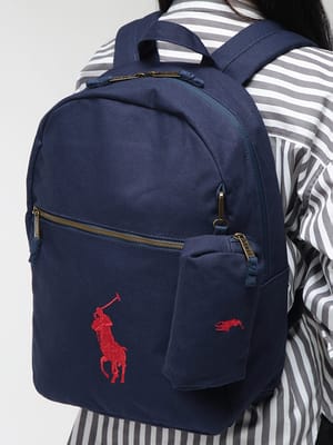 POLO RALPH LAUREN (ポロラルフローレン) レディース バックパック BIGポニー ミニポーチ付き リュック RLL9AR071