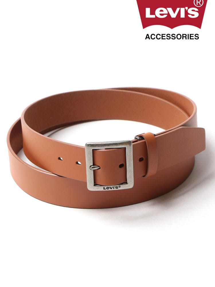 大きいサイズ メンズ LEVI'S (リーバイス) 牛革 ピンバックル ギャルソンベルト