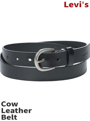 Levi's (リーバイス) レザーベルト 細幅 シンプル 牛革 本革 15516999
