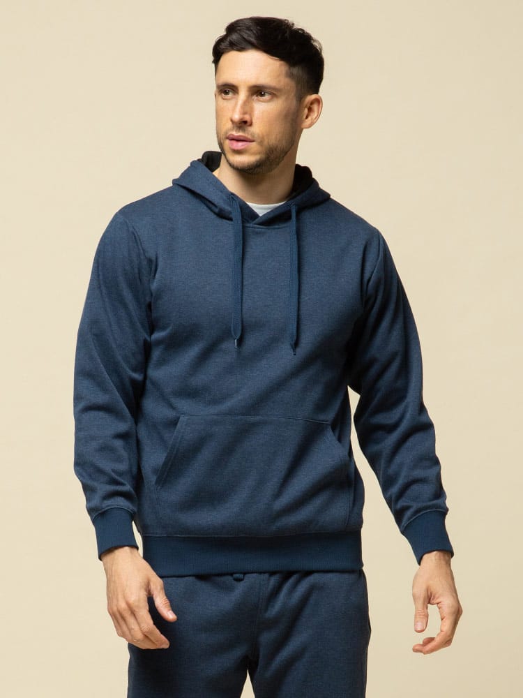 4Makes (フォーメイクス) 裏シャギー ストレッチ 静電防止 プルオーバー 長袖 パーカー