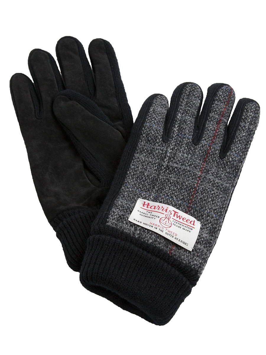 HarrisTweed (ハリスツイード) チェック柄 ウール 手袋