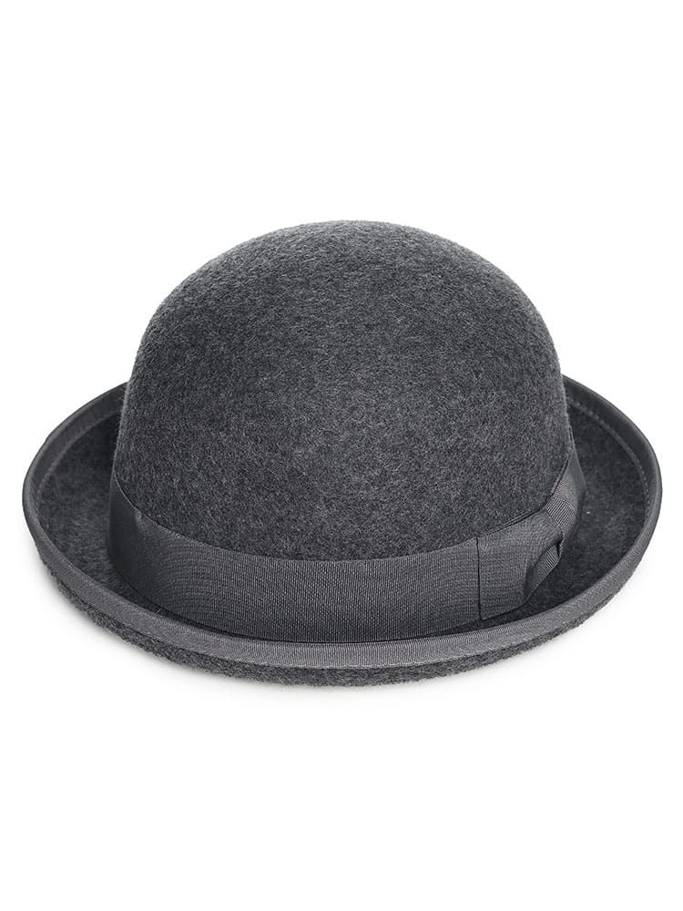 リボン ボーラーハット FORK BOWLER HAT XL (Sense of Grace) センスオブグレース 大きいサイズ メンズ 