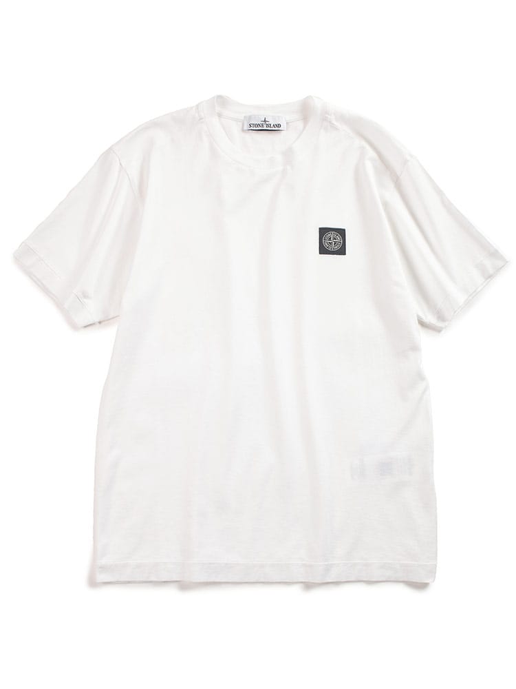 STONE ISLAND (ストーンアイランド) 胸チケット クルーネック 半袖 Tシャツ メンズ
