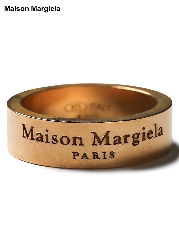 Maison Margiela (メゾン マルジェラ) ロゴ リング 6mm MESM1UQ0081 メンズ