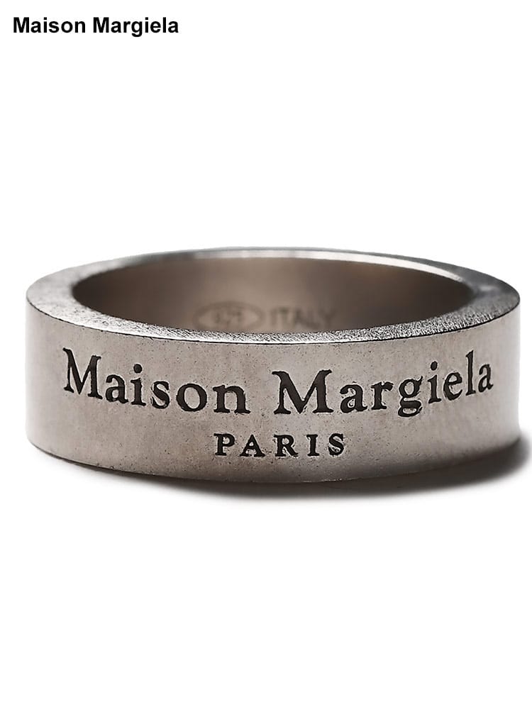 Maison Margiela (メゾン マルジェラ) ロゴ リング 6mm MESM1UQ0081 メンズ
