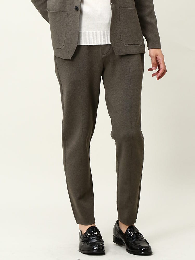 スラックス2本同時購入2200円引き対象商品 SARTORIA DEL G サルトリアデルジー ストレッチ ミラノリブ パンツ セットアップ対応 入学 卒業 行事 イベント