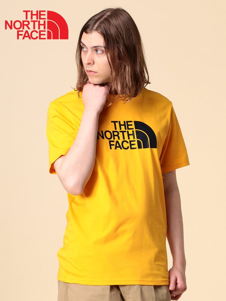 ノースフェイス Tシャツ メンズ THE NORTH FACE 綿100％ 迷彩ロゴプリント クルーネック 半袖 EASY TEE NF2TX3