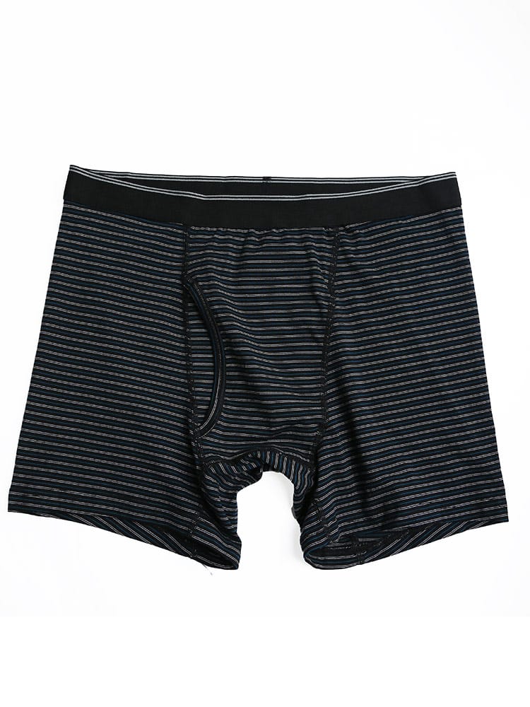 大きいサイズ メンズ B＆T CLUB ビーアンドティークラブ ボーダー 前開き ボクサーパンツ 3L 4L 5L 6L