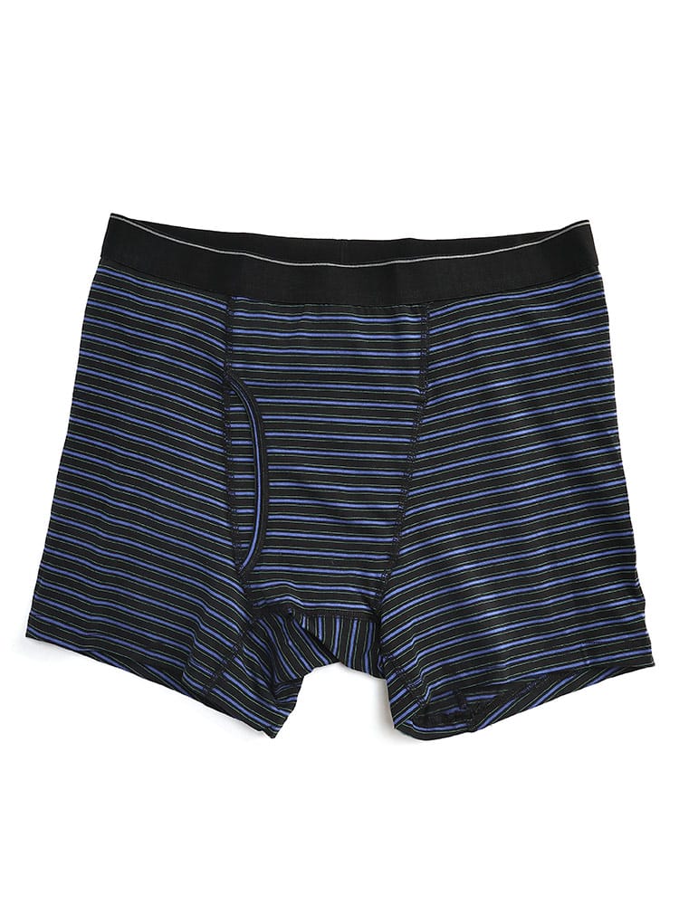ボーダー 前開き ボクサーパンツ B＆T CLUB ビーアンドティークラブ 大きいサイズ メンズ 3L 4L 5L 6L