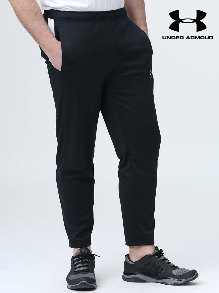 大きいサイズ メンズ UNDER ARMOUR (アンダーアーマー) 日本規格 LOOSE ワンポイント ロングパンツ TEAM JERSEY PANTS