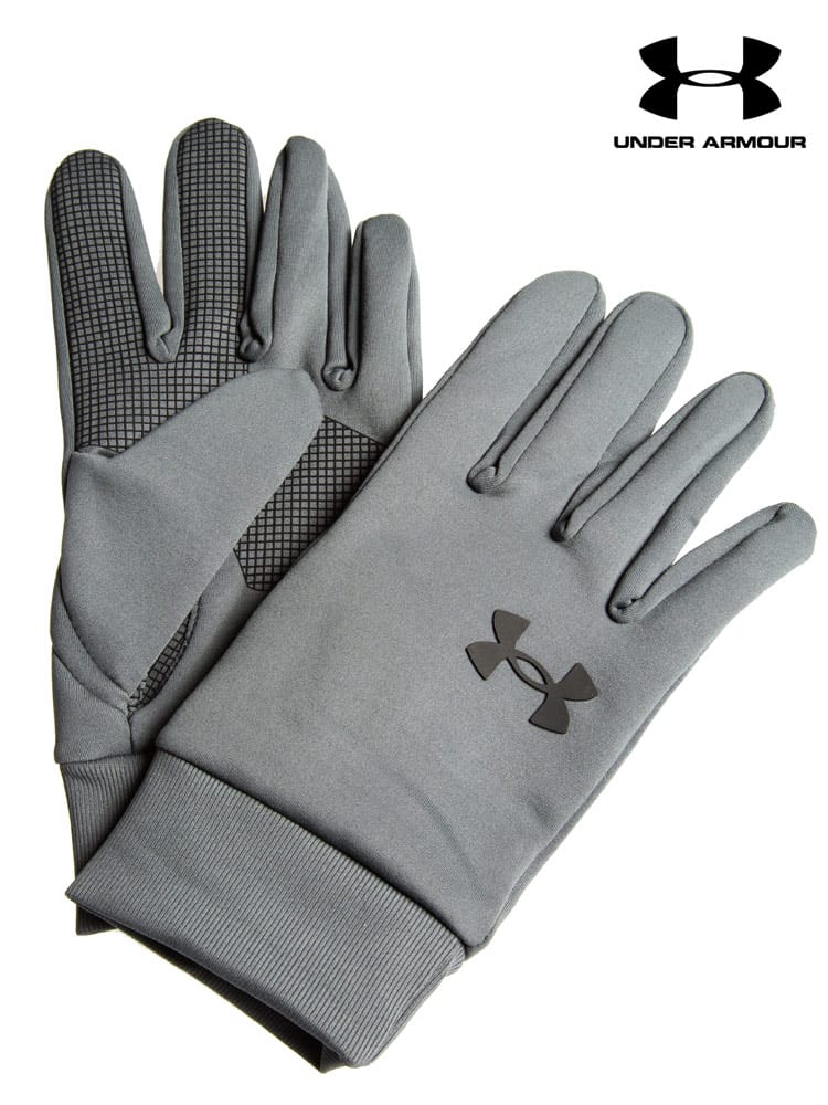 大きいサイズ メンズ UNDER ARMOUR (アンダーアーマー) 日本規格 裏起毛 撥水 タッチパネル対応 ストーム 手袋