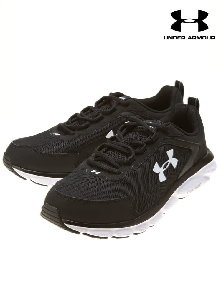 大きいサイズ メンズ UNDER ARMOUR (アンダーアーマー) メッシュ ローカットスニーカー Charged Assert 9 EX WIDE SYN