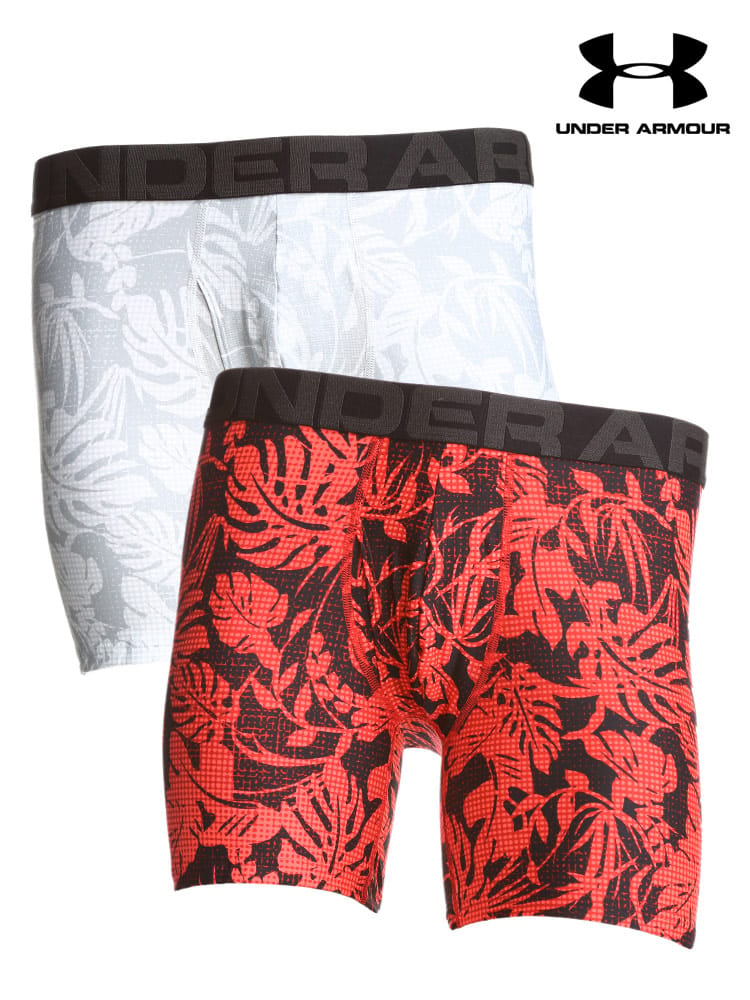 大きいサイズ メンズ UNDER ARMOUR (アンダーアーマー) UAテック 6インチ ノベルティ ボクサーパンツ 2枚セット
