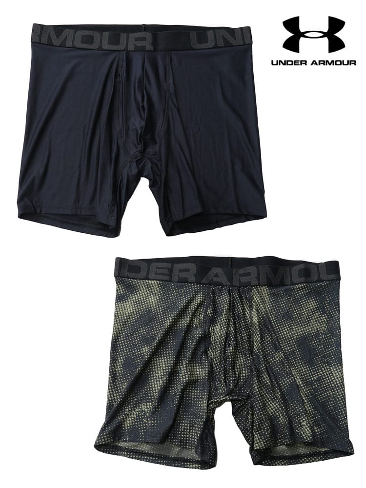 大きいサイズ メンズ UNDER ARMOUR (アンダーアーマー) UAテック 6インチ ノベルティ ボクサーパンツ 2枚セット