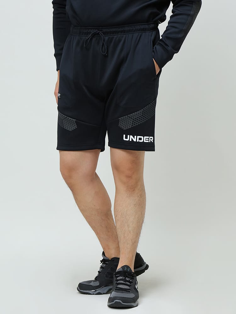 大きいサイズ メンズ UNDER ARMOUR (アンダーアーマー) 日本規格 FITTED 切り替え ショートパンツ PERFOMANCE KNIT HYBRID SHORT