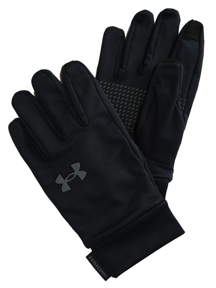大きいサイズ メンズ UNDER ARMOUR (アンダーアーマー) STORM スマホタッチ 撥水 裏フリース グローブ