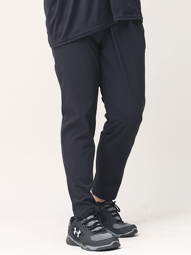 大きいサイズ メンズ UNDER ARMOUR (アンダーアーマー) 日本規格 FITTED STORM ワンポイント パンツ PERFORMANCE WOVEN PANTS