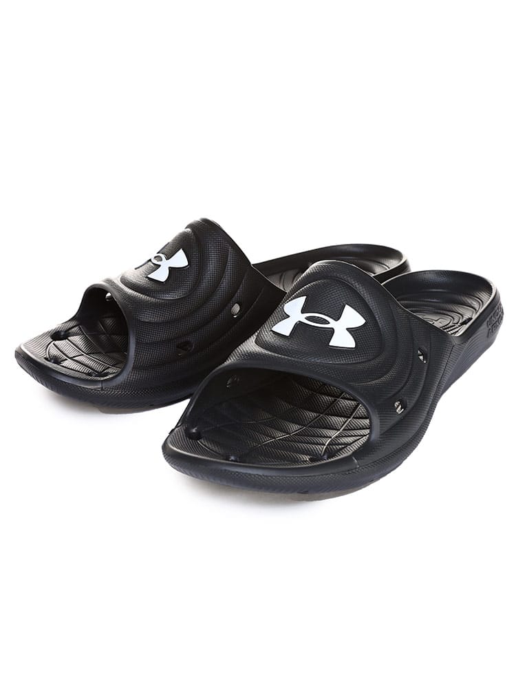 大きいサイズ メンズ UNDER ARMOUR (アンダーアーマー) 日本規格 ロッカー IV スライドサンダル