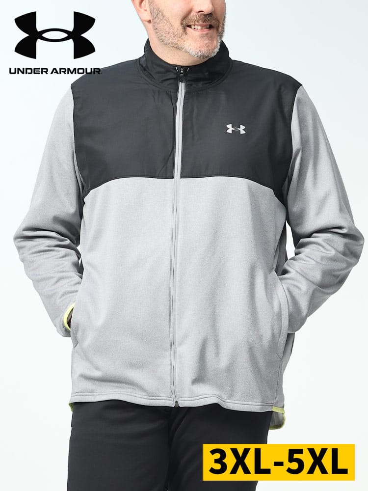 LOOSE STORM 裏フリース フルジップ ジャケット ARMOUR FLEECE MAX FZ NH (UNDER ARMOUR) アンダーアーマー 日本規格 大きいサイズ メンズ 