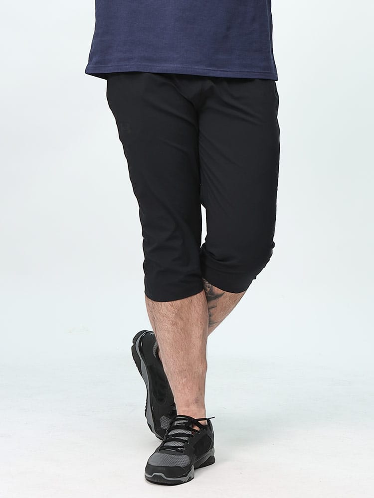 7分丈 パンツ 日本規格 FITTED フレッシュウーブン 3/4 パンツ ボトムス パンツ ショーツ ゴルフ スポーツ 大きいサイズ メンズ