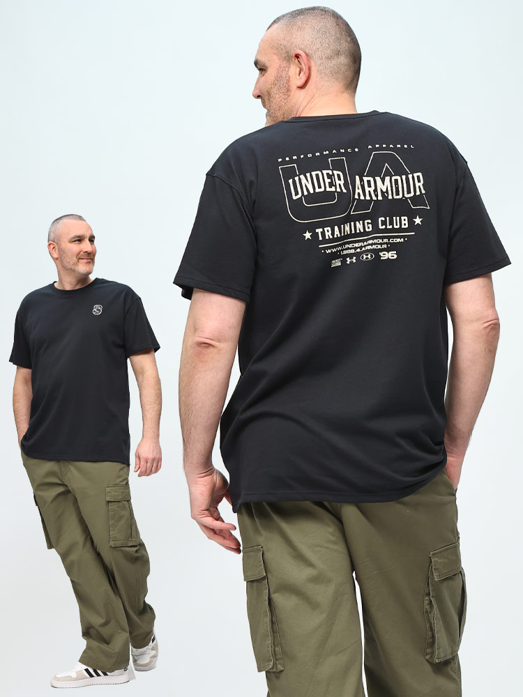 半袖 Tシャツ 日本規格 LOOSE ワンポイント＆バックプリント クルー 
