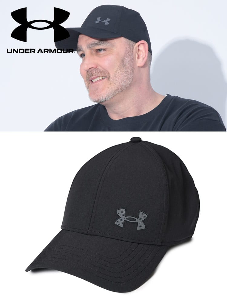 キャップ UPF50 ワンポイント  STORM DRIVE STR 帽子 スポーツ ゴルフ 日よけ 大きいサイズ メンズ