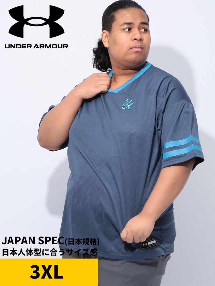 半袖 Tシャツ LOOSE メッシュ Vネック  UNIFORM SHIRT トップス スポーツ トレーニング 春 夏 大きいサイズ メンズ