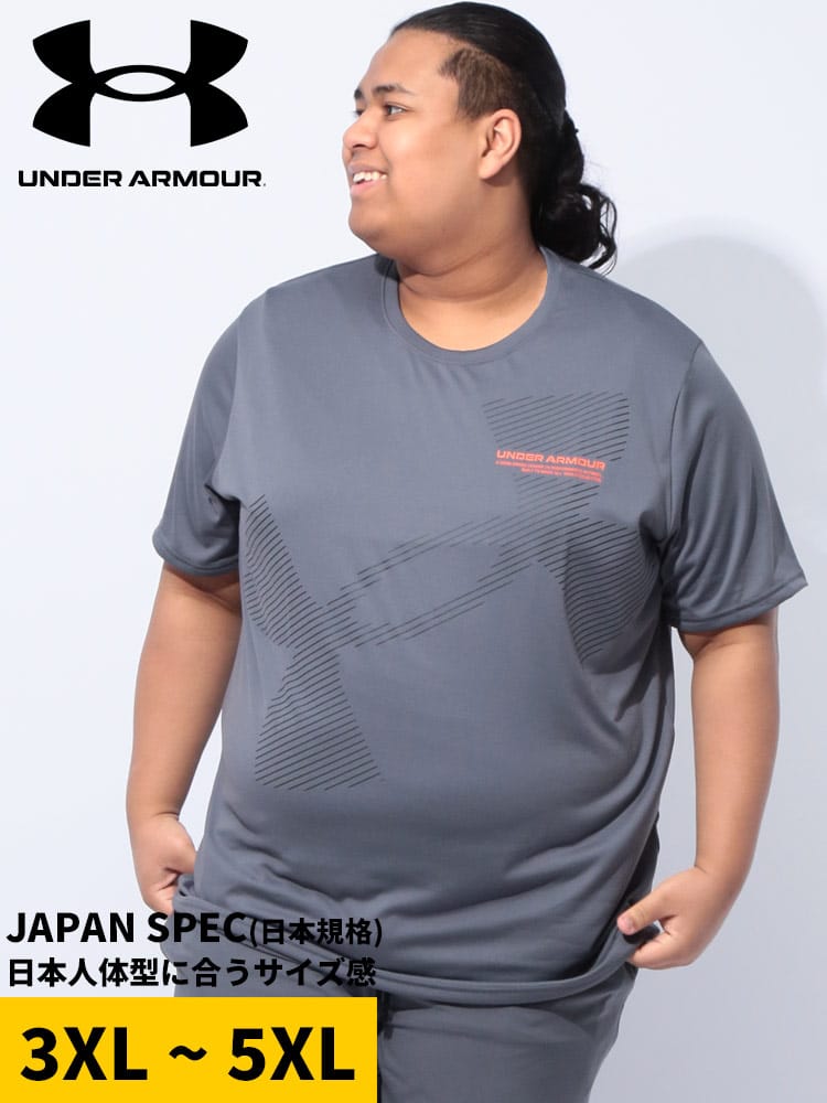 半袖 Tシャツ LOOSE BIGロゴ クルーネック  TECH XL LOGO SS トップス スポーツ トレーニング 春 夏 大きいサイズ メンズ