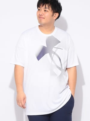 【WEB限定価格】Tシャツ 半袖 TECH XL LOGO SS メンズ 大きいサイズ ドライ ストレッチ クルーネック カットソー スポーツ アスリート トレーニング