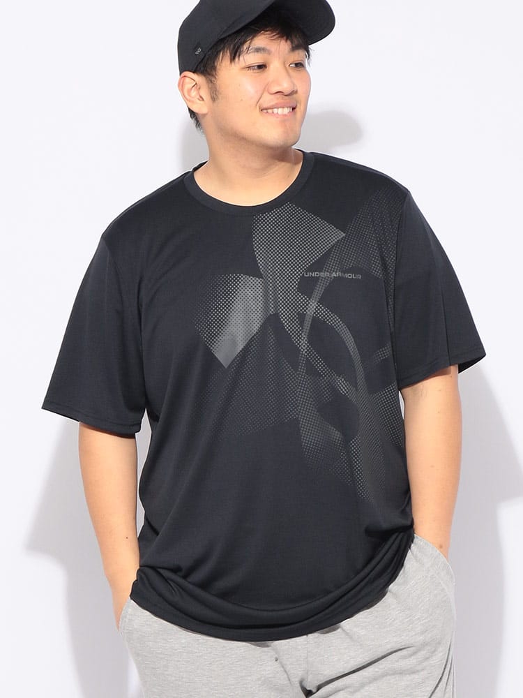 Tシャツ 半袖 TECH XL LOGO SS メンズ 大きいサイズ ドライ ストレッチ クルーネック カットソー スポーツ アスリート トレーニング