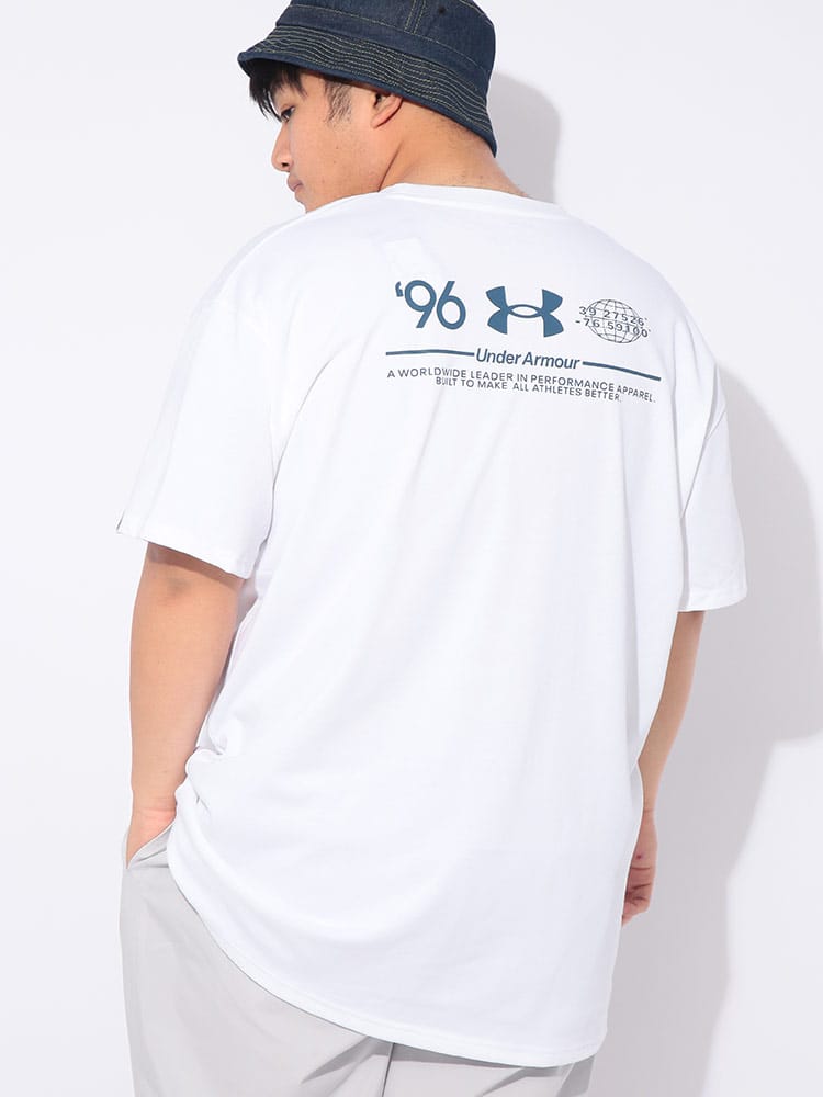 Tシャツ 半袖 HW COTTON GRAPHIC SS メンズ 大きいサイズ LOOSE ヘビーウエイト グラフィックロゴ クルーネック カットソー トレーニング スポーツ タフ