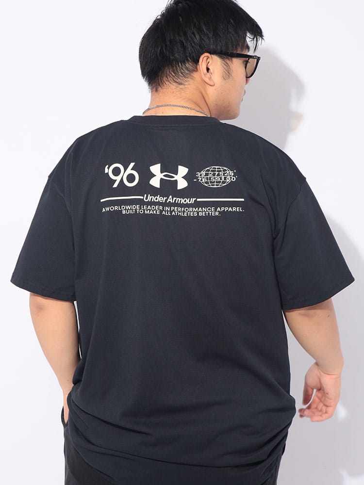 Tシャツ 半袖 HW COTTON GRAPHIC SS メンズ 大きいサイズ LOOSE ヘビーウエイト グラフィックロゴ クルーネック カットソー トレーニング スポーツ タフ