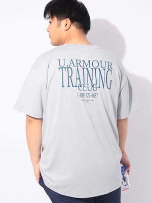 【WEB限定価格】Tシャツ 半袖 HW PATCH SS メンズ 大きいサイズ LOOSE ヘビーウエイト パッチロゴ クルーネック カットソー トレーニング スポーツ タフ