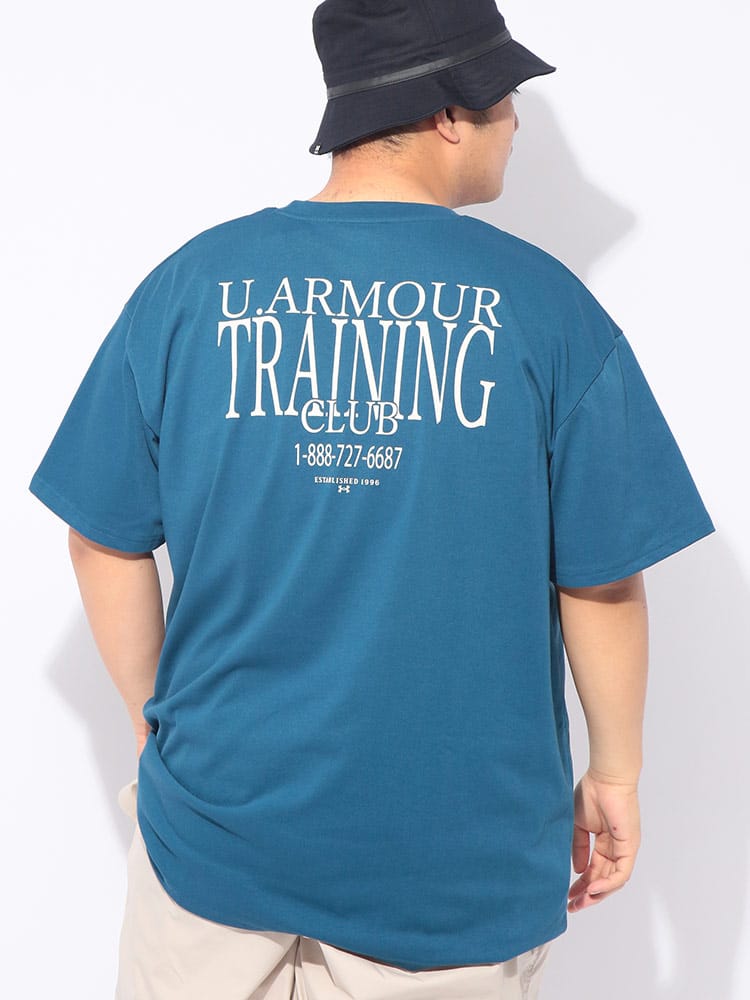 Tシャツ 半袖 HW PATCH SS メンズ 大きいサイズ  LOOSE ヘビーウエイト パッチロゴ クルーネック カットソー トレーニング スポーツ タフ