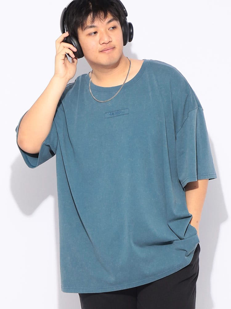Tシャツ 半袖 WASHED SS メンズ 大きいサイズ LOOSE ヘビーウエイト ウォッシュド クルーネック カットソー トレーニング スポーツ タフ